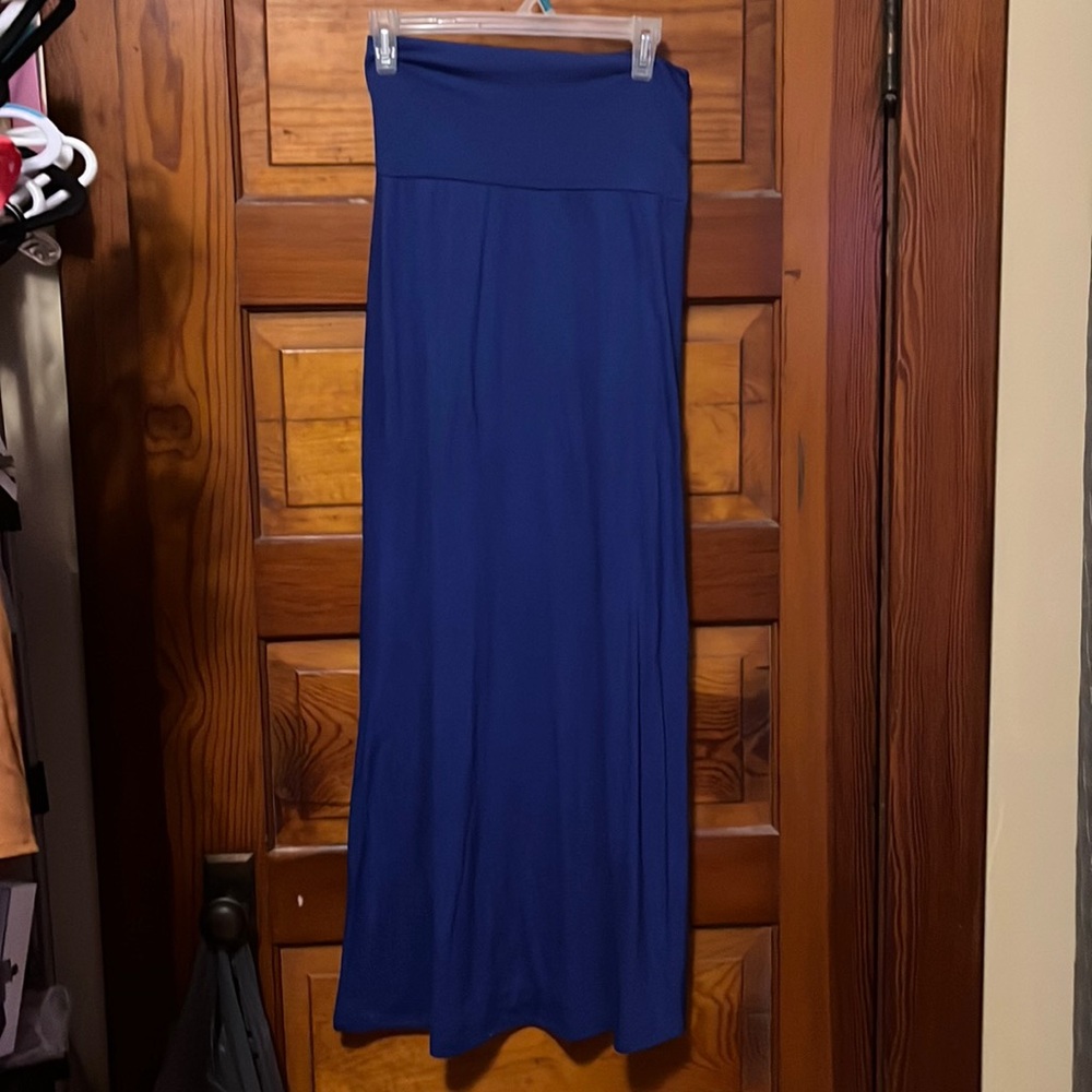 Blue Maxi Skirt